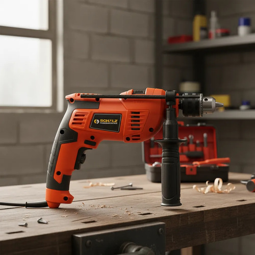 Furadeira Impacto FI1100 Monofásico 127V 1100W 3000RPM com Mandril 1/2pol com Fio Schulz 92900640