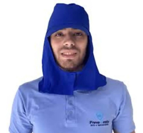Touca soldador fechada com velcro Plastcor CA 48099