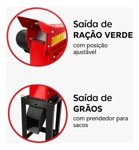 Triturador forrageiro picador CID 125LD 2cv monofásico bivolt Cid