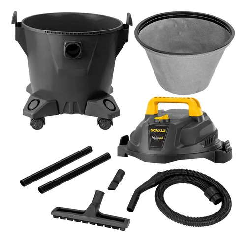 Aspirador Agua/Po Ahs 1420 com Motor Elet 1400W 127V 60Hz 20L Succao Partic Po/Ag Schulz 92500680