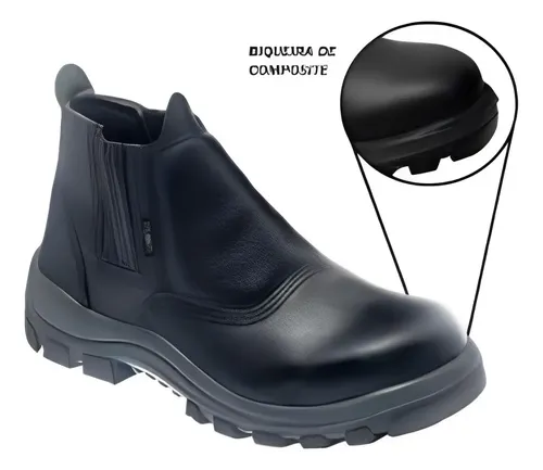 Botina de segurança CA 47910 bico composite CBECOM Calbras
