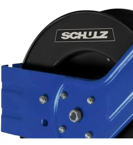 Carretel Retratil em Metal com Mangueira Ar Pvc 15 M Aplicado em Ar Comprimido com Suporte para Parede Schulz 92012160