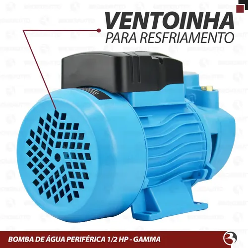 Eletrobomba poço/tanque/reserva d'água QB60 220v Gamma G2766/Br2