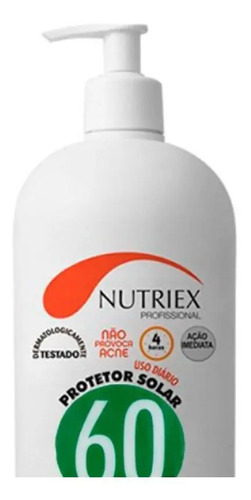 Protetor solar FPS 60 com repelente Nutriex 1 litro