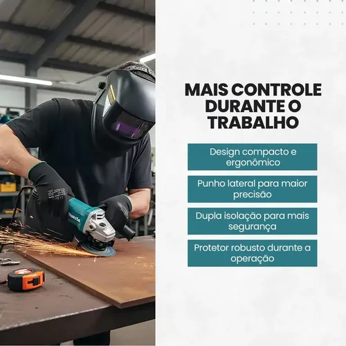 Esmerilhadeira angular 115mm (4-1/2pol) M9510B-220v Makita