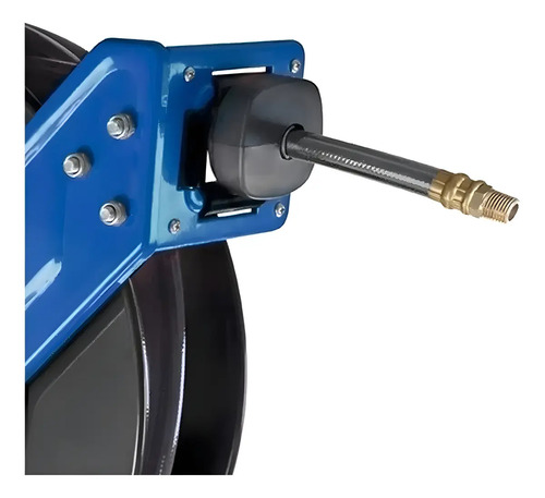 Carretel Retratil em Metal com Mangueira Ar Pvc 15 M Aplicado em Ar Comprimido com Suporte para Parede Schulz 92012160