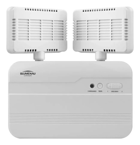 Luminária de emergência led  2 faróis 18w Branco