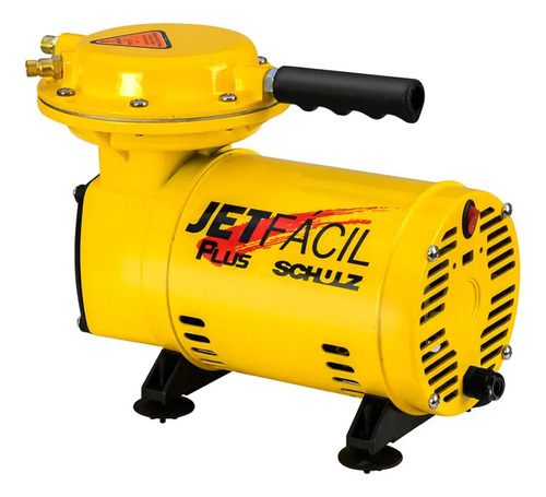 Motocompressor Ar Portátil Diafr MS2,3 Jetfacil Plus C Motor Monofasico Aberto 1/3CV 127V 4P60Hz Schulz 92013000