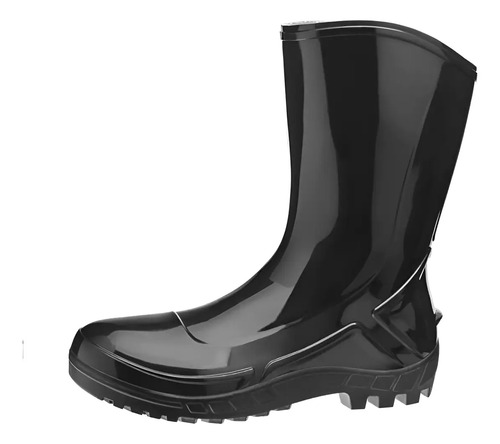 Bota pvc cano médio CA 42291 com forro sem bico vulcaflex 110vflexpr Marluvas 700447