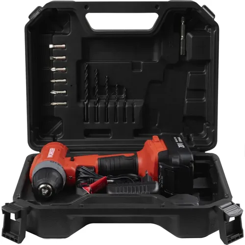 Parafusadeira 20v impacto 1 bateria brushless 363471 Worker