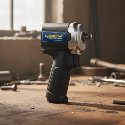 Chave de Impacto 1/2P SFI800 Ferramenta de Uso Manual Pneumática Rotativa 10000 RPM Linha Profissional Schulz 92601060