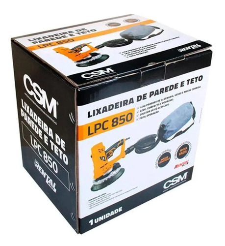 Lixadeira de parede e teto LPC 850 127v Csm 71000767