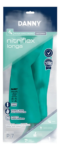 Luva nitriflex longa DA-36104 Danny CA 12254