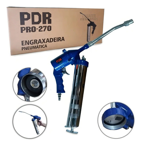 Engraxadora pneumática 400ml PRO-270 PDR
