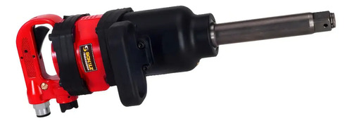 Chave de Impacto 1 Polegada Mod Longo, Ferramenta Pneumática Rotativa Manual com Acessorios SFIC2000L Schulz 92600890