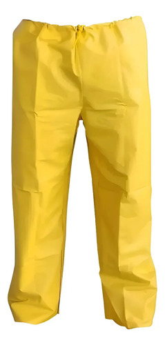 Calça de pvc forrada amarela Plastcor CA 36551