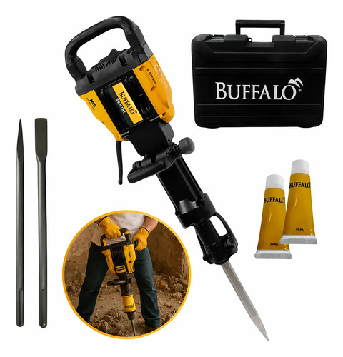 Martelo demolidor BF 18/55 encaixe 28HEX 220v Buffalo 80431