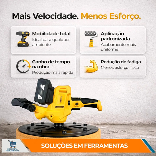 Desempenadeira a Bateria MDI 20V Intercambiável Menegotti 40860420
