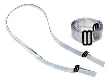 Jugular de silicone para capacete plástico CA 31469 Plastcor 700.00048