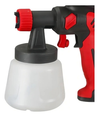 Pistola Pulverizadora Elet Air Plus Spray 250 com Motor Elet 250W 127V 1L Man Schulz 92080530