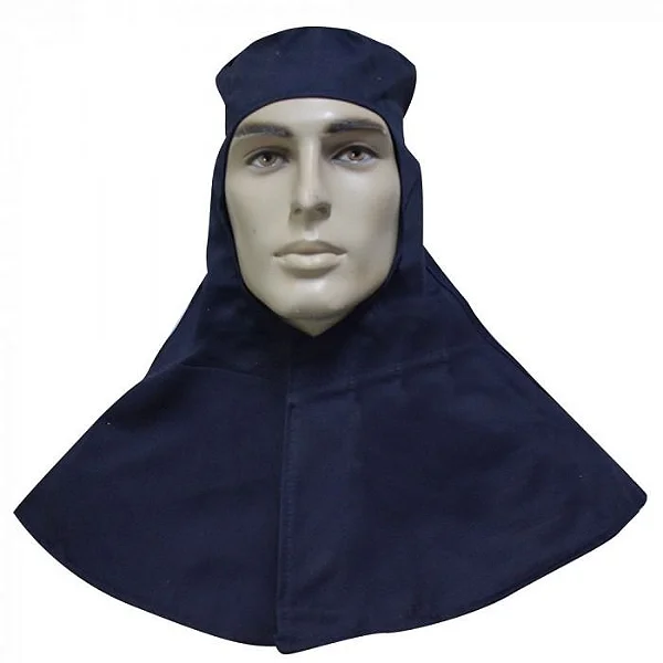 Capuz pra soldador TKS2 tec anti chamas azul ced- Tek