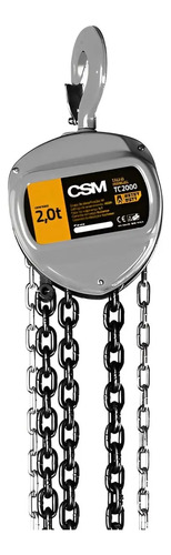 Talha manual de corrente 2000kg (2 toneladas) elevação 8 metros Csm 71000925