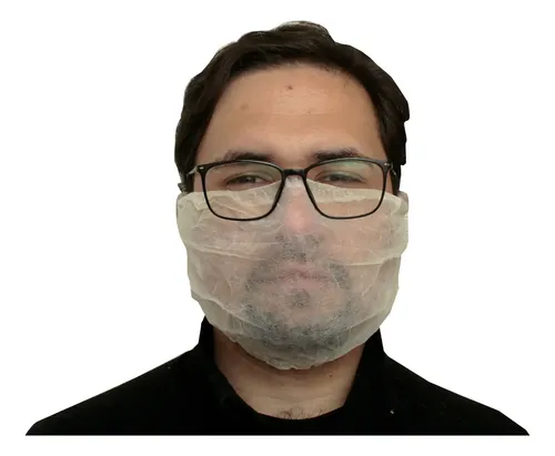 Mascara protetora de barba e bigode pacote com 100 unidades Prevemax RDES00296