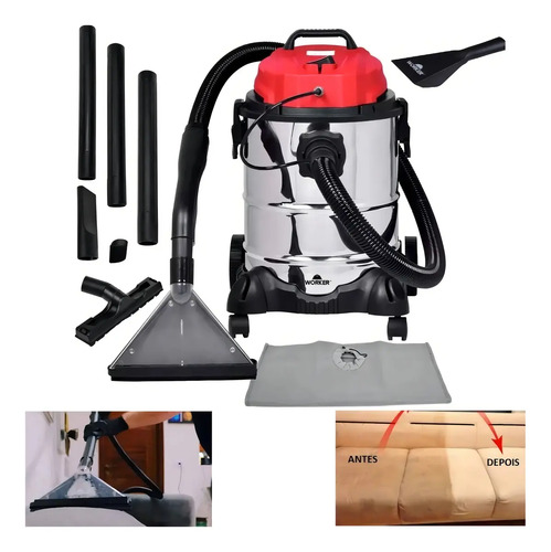 Extratora limpeza 25L 1400w 220v 163234 Worker 163235