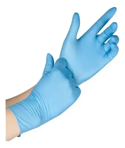 Luva nitrilica sensi soft azul sem amido Volk CA 46249 106004302