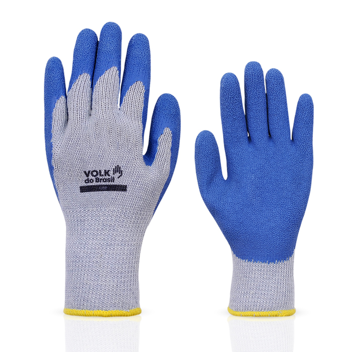 Luva grip malha com látex CA 50746 Volk 101060032