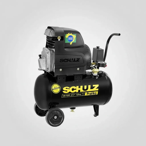 Motocompressor Ar Portátil Pistão CSI6,6PRATIKO 20 I Motor Monofásico Aber Industrial 1,5CV 220V 2P60Hz Schulz 91504420