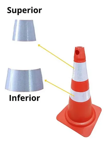 Anel refletivo pra cone (Parte Superior)