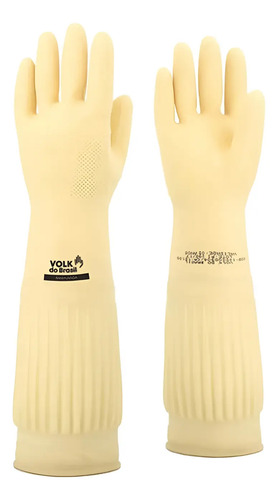 Luva latex ranhurada Volk CA 15100 105008904