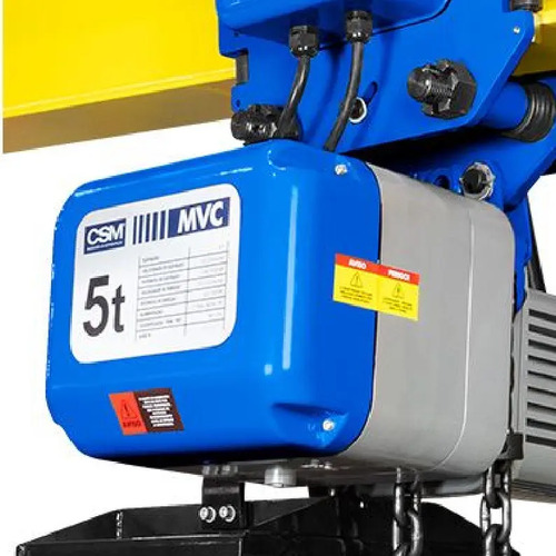 Talha elétrica de corrente 5000kg 6 metros 380v 75001491 Csm