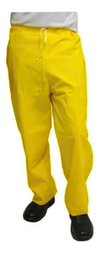Calça de pvc forrada amarela Plastcor CA 36551