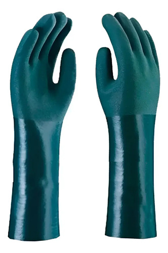 Luva de pvc forrada palma áspera 45cm CA 34570 Plastcor 700.30096
