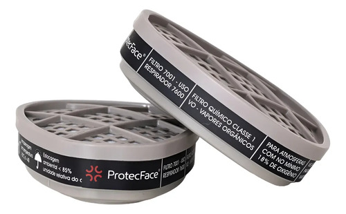 Filtro vapores orgânicos (Vo) 7001 Protecface