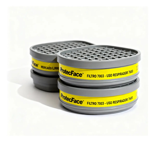 Filtro vapores orgânicos + Gases ácidos (Vo+Ga) 7003 protecface