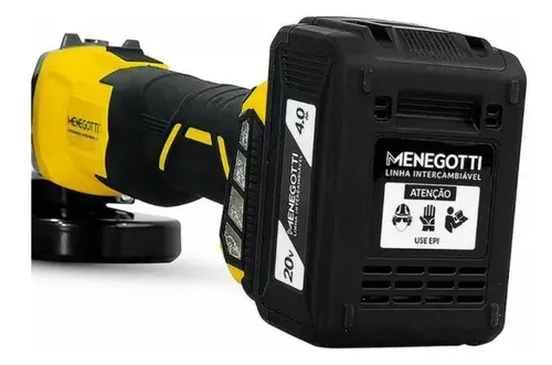 Bateria 4 Ah 20v P/ Esmerilhadeira Corte Carregador S/fio