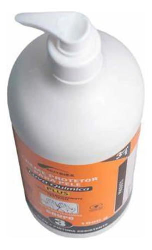 Creme proteção pele luva química 1000g 1kg GR3 profissional CA 43802 Nutriex