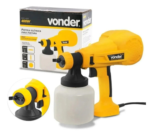 Pistola pintura eletrica PEV 400 220v Vonder 6220400220