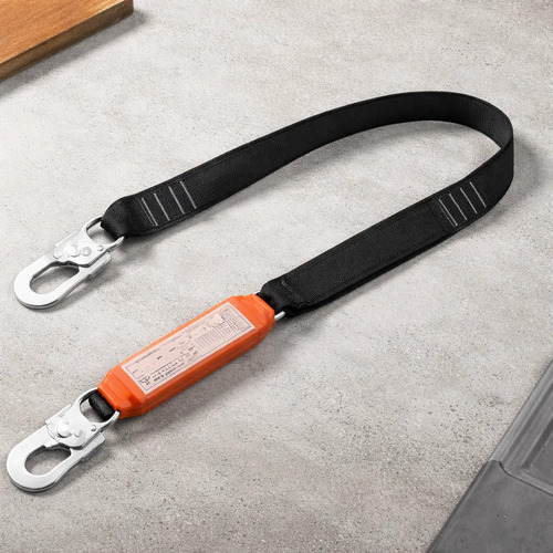 Talabarte "I" em fita com absorvedor de energia e gancho 21mm MULT1879A