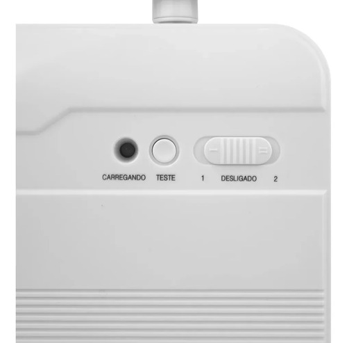 Luminária de emergência led  2 faróis 18w Branco