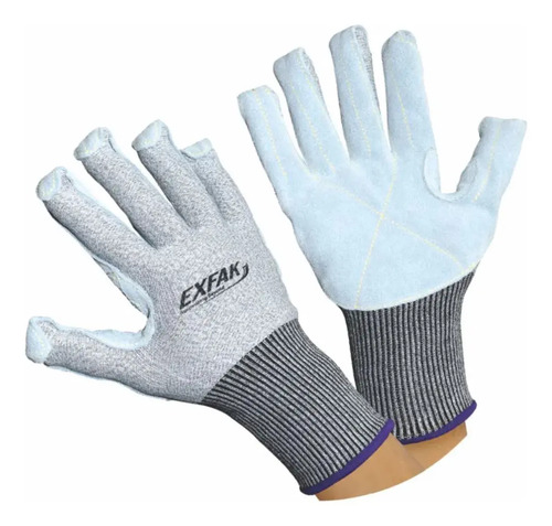 Luva nível 5 40-2005 raspa tamanho G 7556 CA 33040 Exfak