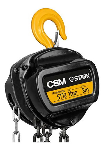 Talha manual de corrente 1 tonelada 3 metros stark ST13 Csm 71000466