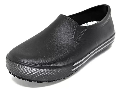 Sapato tênis Eva antiderrapante BB80 CA 37212 preto Soft Works