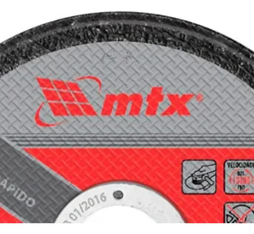 Disco corte para metal 115X1,0X22,23mm Mtx 7432655