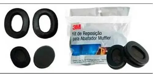 Kit Reposição pra protetor auditivo 0977 muffler HB004363584 3M