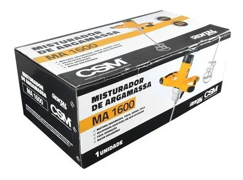 Misturador de argamassa 1600w 140L Csm MA1600 110v 71000758