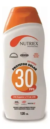 Protetor solar FPS 30 com repelente corporal Nutriex profissional - 120ml 0060988